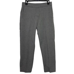 Rad Hourani Unisex Trousers Small 1 Gray Black Houndstooth Wool Pull On Pant